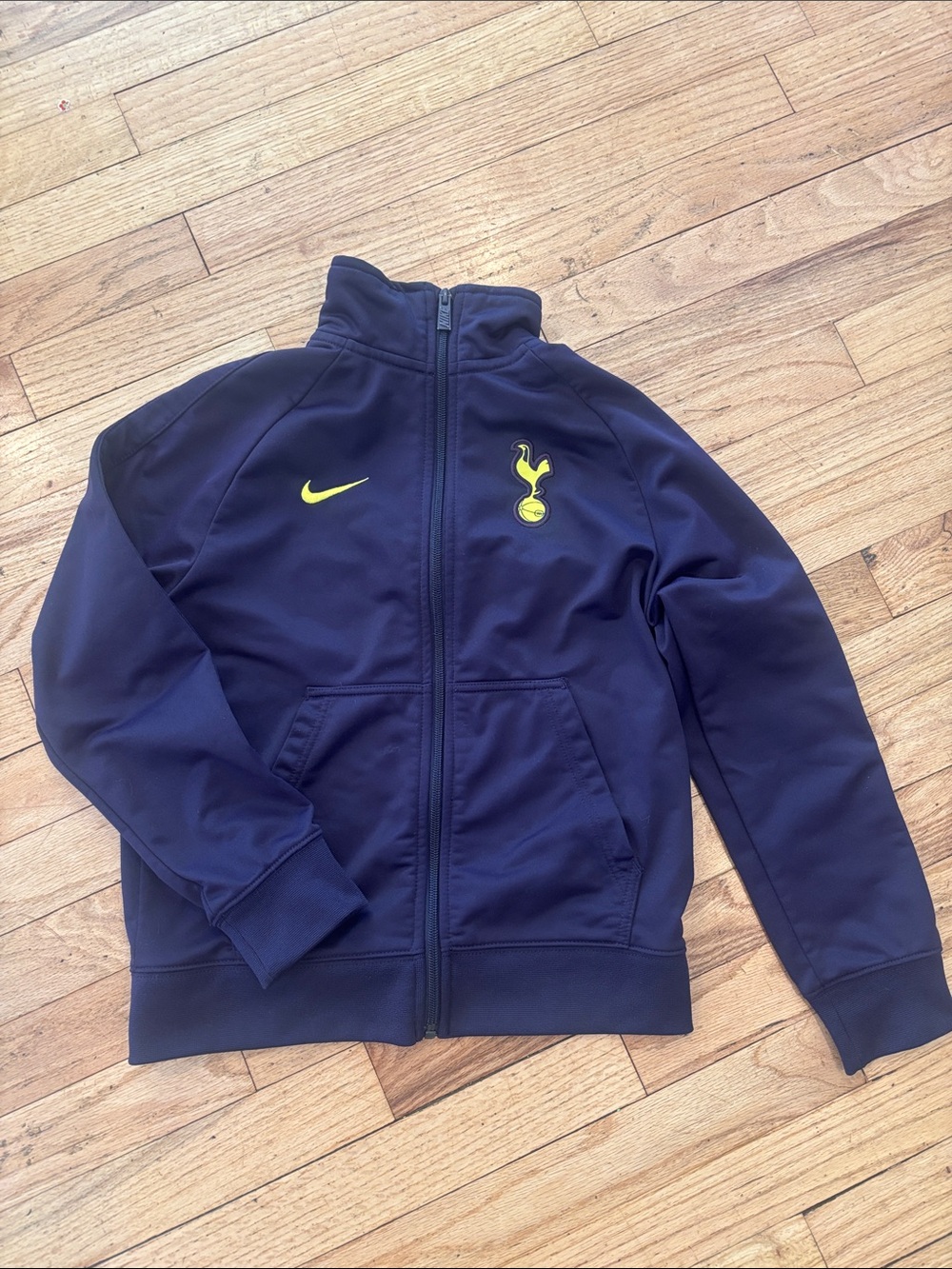 Nike Kids' Tottenham Hotspur Full-Zip Jacket - Yellow Logo